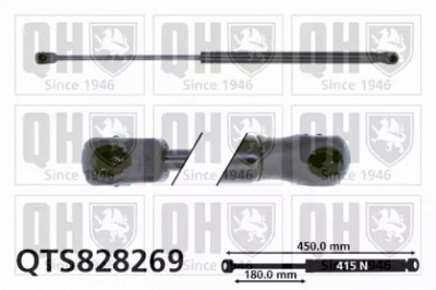 QUINTON HAZELL qts828269 -  Газовая пружина, крышка багажник